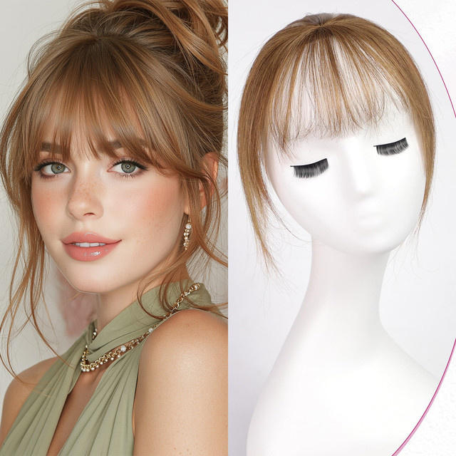 HAIRCUBE Echthaar-Pony-Clip, Honigbraun, Damen - Bild 1