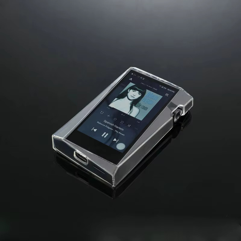 Iriver Crystal TPU Softcover Case für Astell & Kern Sr35 in Transparent mit gehärtetem Glas auf Vorder- und Rückseite - Bild 2