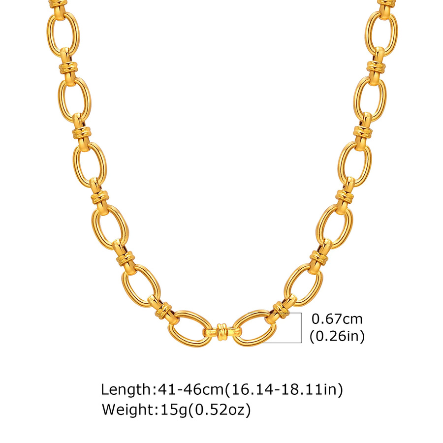 prjewel Halskette Edelstahl, Gold, Damen - Bild 2