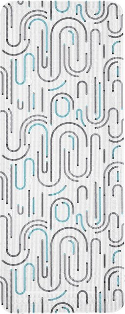 Kleine Wolke Wanneneinlage Vision, Multicolor (Weiß, Grau, Aqua), B: 92 cm, T: 36 cm - Bild 1