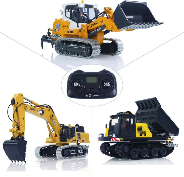 TOUCAN RC HOBBY Ferngesteuerter Bagger PC520, Maßstab 1:50, mit Lichtern und Geräuschen - Bild 1