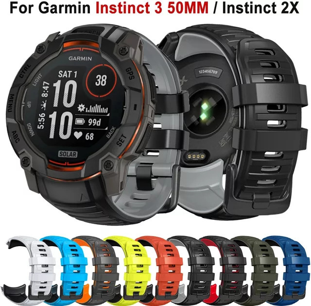 QCTOG Uhrenarmband Silikon, Bicolor, Unisex - Bild 1