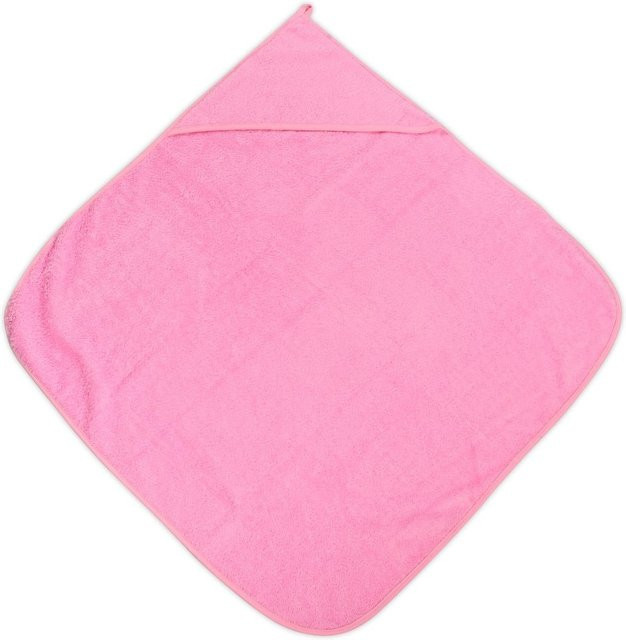 Lorelli Baby-Badehandtuch mit Kapuze in Pink, B/B: 80 x 80 cm - Bild 1