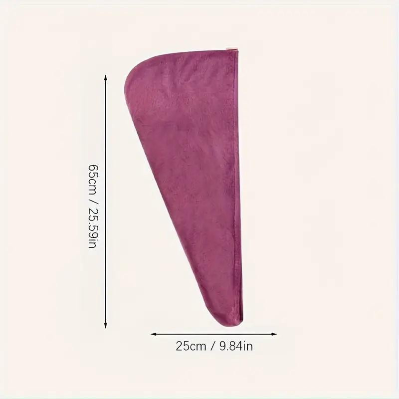 LESDAFFY Home Life Mikrofaser Haarhandtuch Turban für Damen in Hellblau - Bild 5