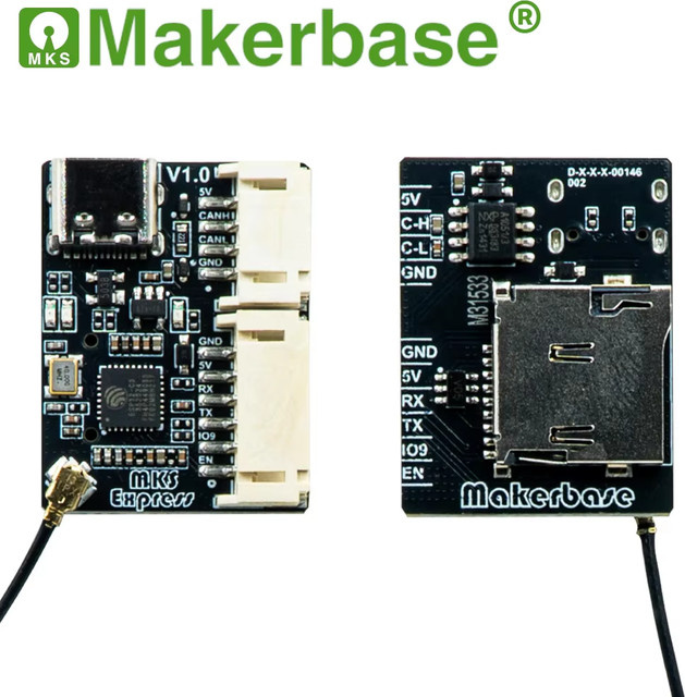 MKS VESC EXPRESS ESP32-Modul mit WLAN, Bluetooth, SD-Karten-Logging und GPS-Positionierung in Schwarz - Bild 1