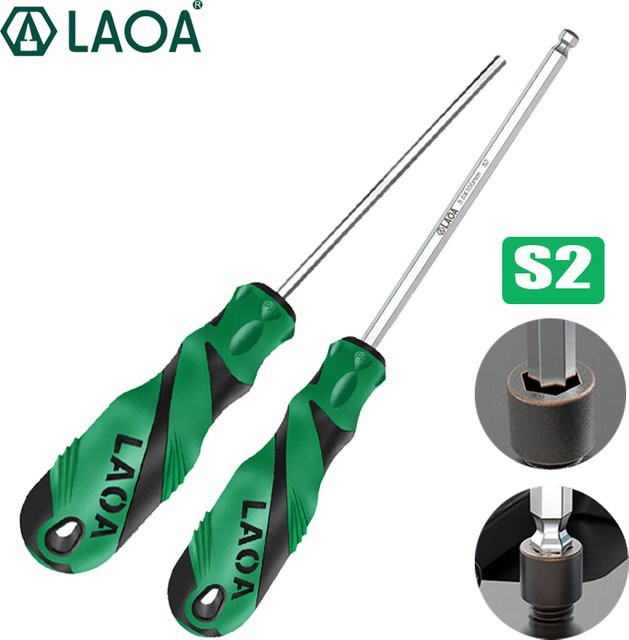 LAOA Präzisions-Sechskantschraubendreher Magnetisch, Farbe: Grün - Bild 1