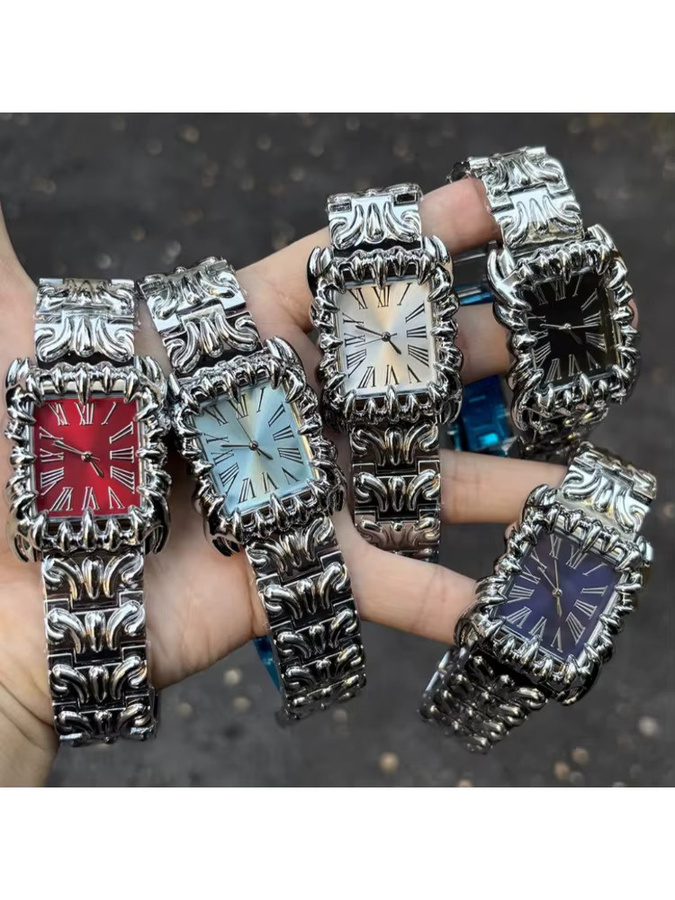 STARPERISH Digitaluhr, Quarz, Edelstahl, Schwarz, Silber, Herren - Bild 4
