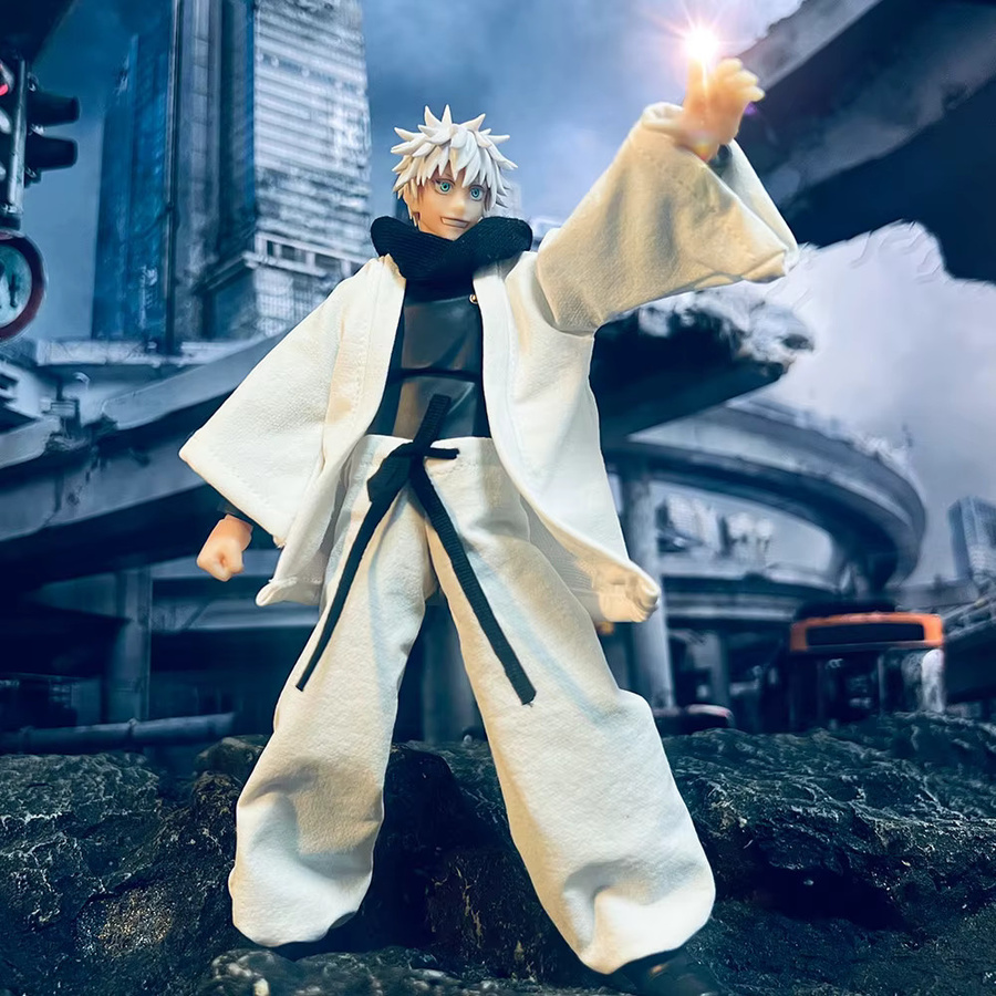 Foyunde Jujutsu Kaisen Gojo Satoru Kleidungsset, Zubehör, weiß - Bild 2