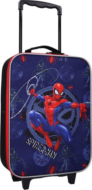 Marvel Spider Man Kinder Trolley Koffer mit Rollen - Bild 1