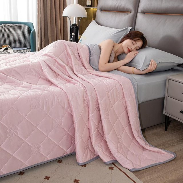 Super Six Sommerquilt aus Mikrofaser mit Kühlfunktion, Farbe: Pink, B x H: 200 x 230 cm - Bild 1
