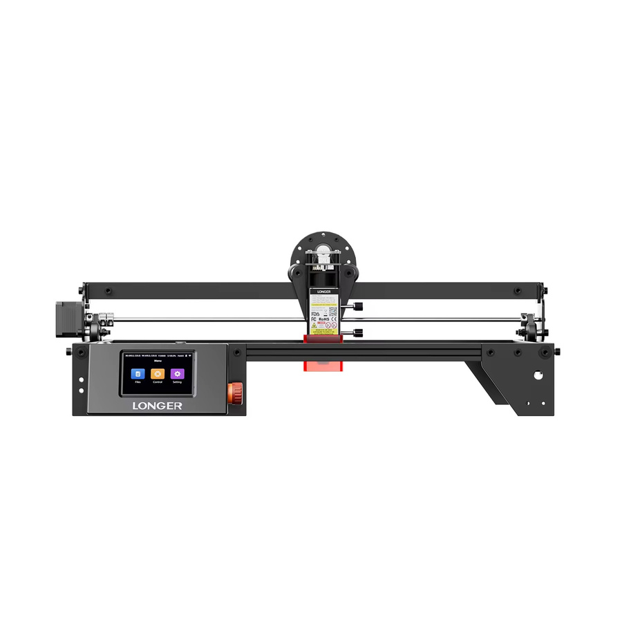 LONGER Ray5 Desktop-Lasergravurmaschine mit 5W Laser, 3,5-Zoll-Touchdisplay, WLAN-Fernsteuerung und 400 x 400 mm Gravurbereich in Schwarz - Bild 3