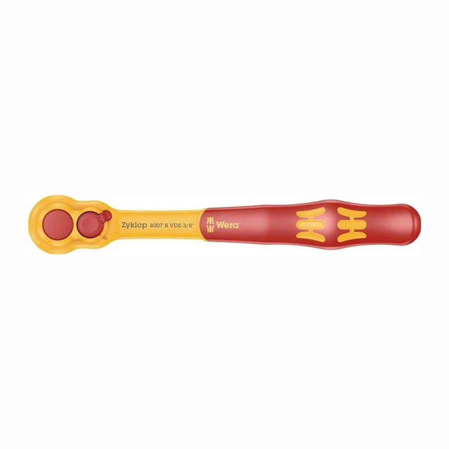 Wera Hebelumschaltknarre 8007 B VDE 3/8 Zoll mit 80 Zähnen in Multicolor - Bild 2