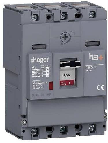 Hager HCS160AC Lasttrennschalter 3polig 160A 690V - Bild 1