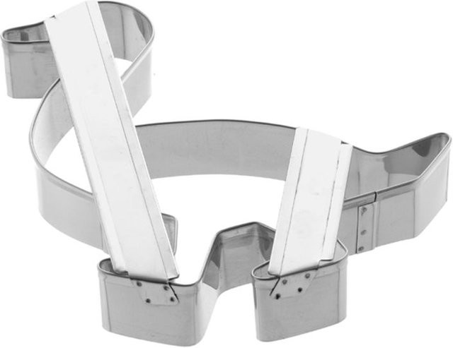 Schneider Ausstecher aus Edelstahl in Silber, B/T/H: 21,5 x 17 x 3 cm - Bild 1