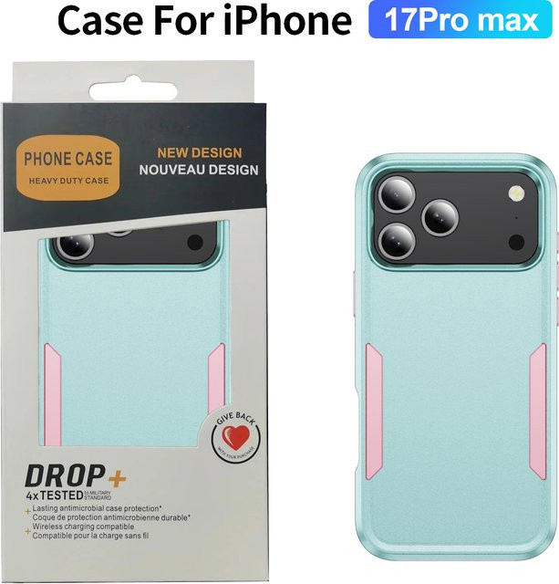 OtterBox Armor Box Robuste Pendler-Telefonhülle für iPhone 17 Air 16 E 15 14 13 Pro Max Plus in Grün - Bild 1