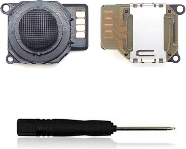 Sony Analoger Thumbstick Joystick Rocker Cap Ersatz für PSP 2000 und PSP 2001 in Grau - Bild 1