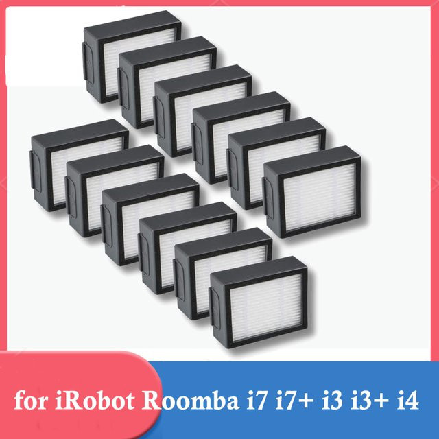 HEPA-Filter Ersatzteile für iRobot Roomba I7, I3, I4, I6, I8 und E-Serie Roboterstaubsauger in Weiß - Bild 1