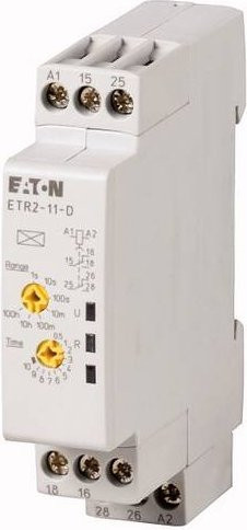 Eaton ETR2-12-D Elektronisches Zeitrelais für DIN-Schiene in Weiß - Bild 1