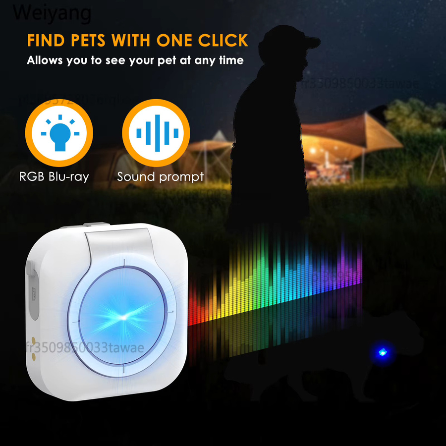 NUOYING Smartes GPS-Halsband für Hund und Katze mit 4G-Netzwerk und IPX6 Wasserdichtigkeit in Weiß - Bild 8