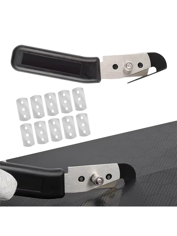 NeoWrap Vinyl-Schneidemesser mit Sicherheitsfunktion in Schwarz für Vinylfolie, Geschenkpapier und Autotönung - Bild 5