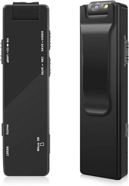 Vandlion Magnetische digitale Mini-Kamera in Schwarz mit HD-Auflösung, Bewegungserkennung und Taschenlampe als Webcam und Camcorder - Bild 1