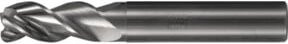 PFERD VHM-Fräser Ø10mm mit 3 Schneiden, 2xDC, Radius 2mm, unbeschichtet, Schaft HA, Performance Aluminium, Farbe: Silber - Bild 1