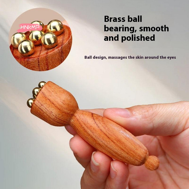 HNKMP Augen Massage Stick Gua Sha Werkzeug aus Messing, Unisex - Bild 1