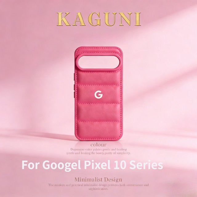 Koreanische Puffer-Daunenjacken Schutzhülle aus weichem Silikon für Google Pixel 10 9 8 7 6 Pro XL A, Farbe: Weiß - Bild 1