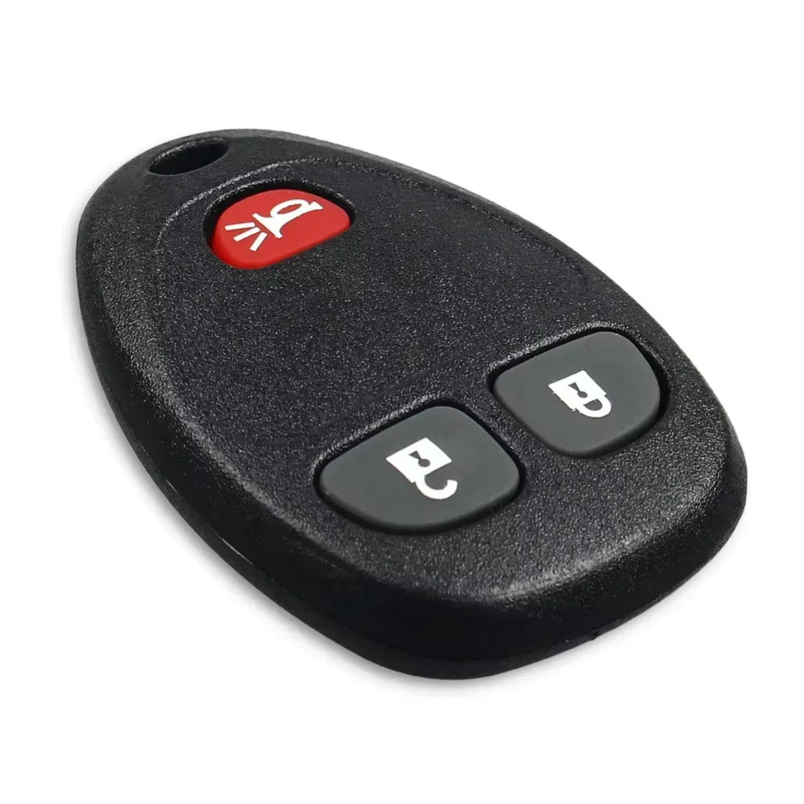 KEYYOU 10er Set Auto Schlüssel Gehäuse Ersatz für Buick Hummer H3 GMC Chevrolet Colorado in Schwarz mit 2/3/4/5/6 Tasten für Keyless Entry - Bild 2