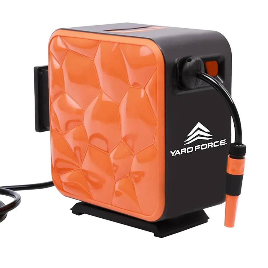 Yard Force Schlauchaufroller HW HR20B mit automatischem Schlaucheinzug in Orange-Schwarz - Bild 2