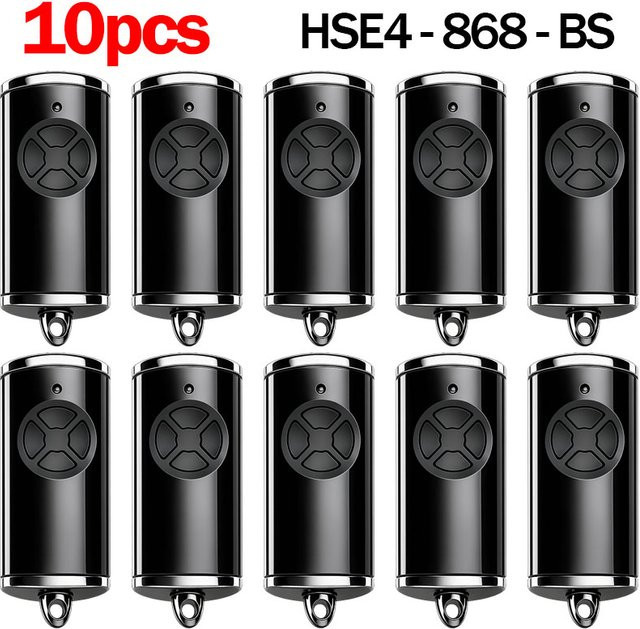 Hörmann Bisecur Garagentoröffner Fernbedienung 868MHz in Schwarz für HSE4 HS1 HS4 HS5 HSE1 HSE2 HSP4 HSD2 HSS4 868 BS - Bild 1