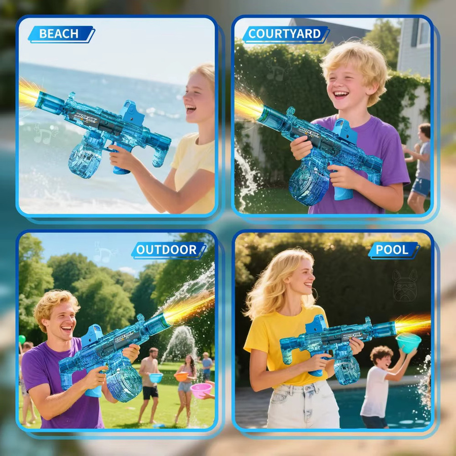 CTMA MP5 Hochdruck Automatische Elektrische Wasserpistole, Blau - Bild 6