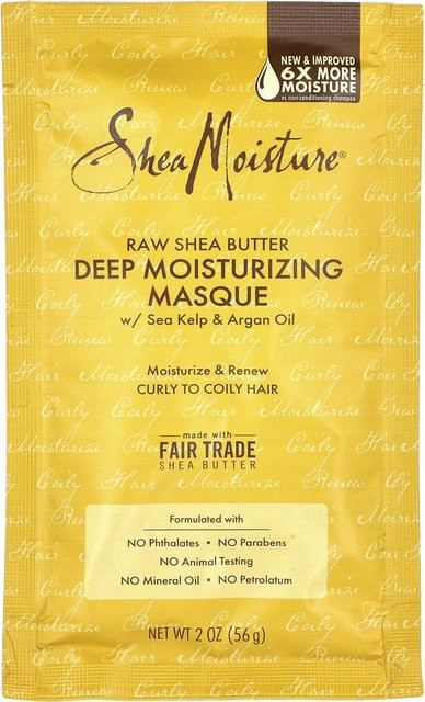 SheaMoisture Feuchtigkeitsspendende Behandlungsmaske, 57 g, Sheabutter, Meeresalgen, Arganöl - Bild 1