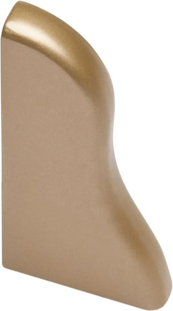 OBI Endstück Modern Gold Matt aus Kunststoff, 2 Stück - Bild 1