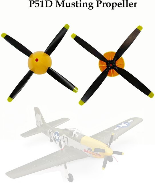 WLTOYS Sayzon P51D Musting RC-Flugzeug Zubehör, Propeller, Fahrwerk - Bild 1