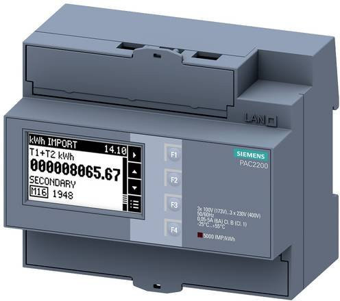 Siemens Digitales Hutschienenmessgerät in Grau 7KM2200-2EA30-1GA1 - Bild 1