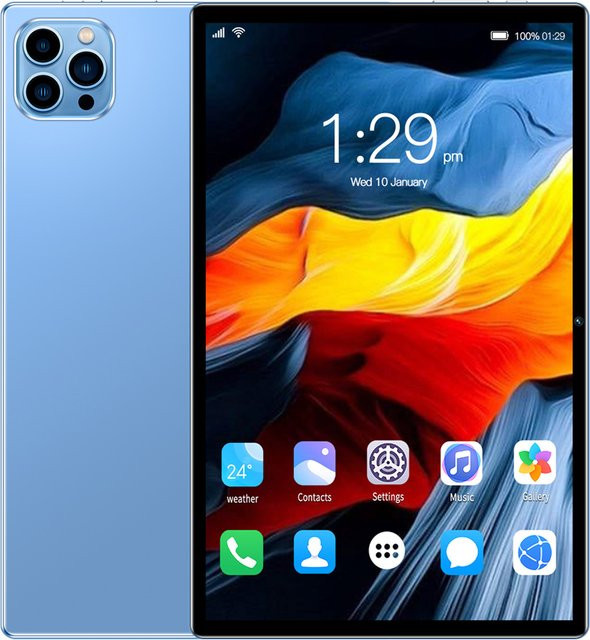 Android 13 Tablet mit 10,1 Zoll Display, Octa-Core Prozessor, 4GB RAM, 64GB ROM, Dual-SIM Telefonfunktion und 5000mAh Akku in Blau - Bild 1