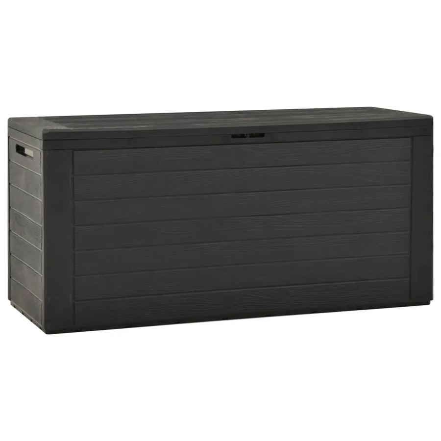 vidaXL Gartenbox aus Kunststoff in Anthrazit B/T/H: 116 x 44 x 55 cm - Bild 2