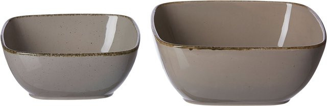 Ritzenhoff & Breker Servierschalen-Set Casa aus Keramik, 2er Set, Grau - Bild 1