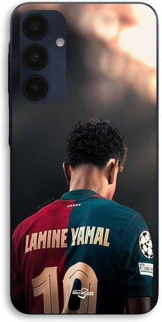 Samsung Galaxy A16 Hülle Lamine Yamal FC Barcelona Maniacase Schwarz - Bild 1