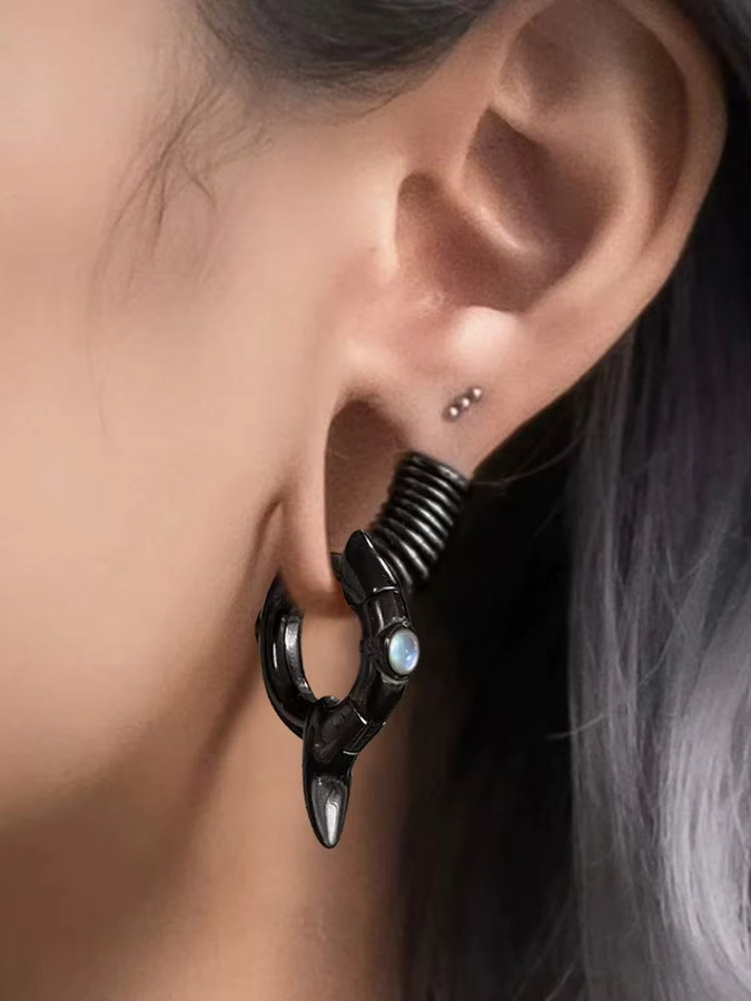 URROSE Ohrstecker Edelstahl, Silber, Damen, 8mm - Bild 5