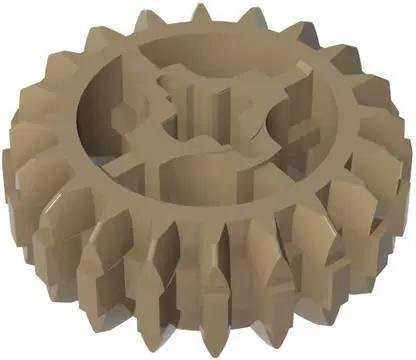 Yiran toy 32269 Zahnrad 20 Zähne Doppelkegelrad, Bausteine Spielzeug, 10-teiliges Set - Bild 1