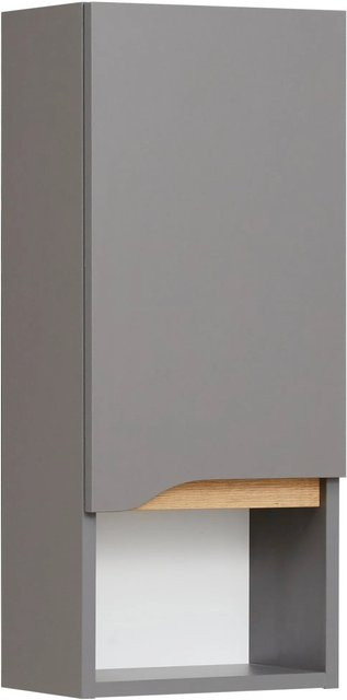 Pelipal Bad-Hängeschrank Quickset 357 in Quarzgrau mit internen Regalböden und Türen, Breite: 30 cm, Höhe: 70 cm - Bild 1