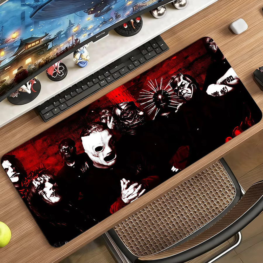 Slipknot Es Band Mauspad rutschfeste Schreibtischunterlage in Multicolour für Gamer und Büro - Bild 3