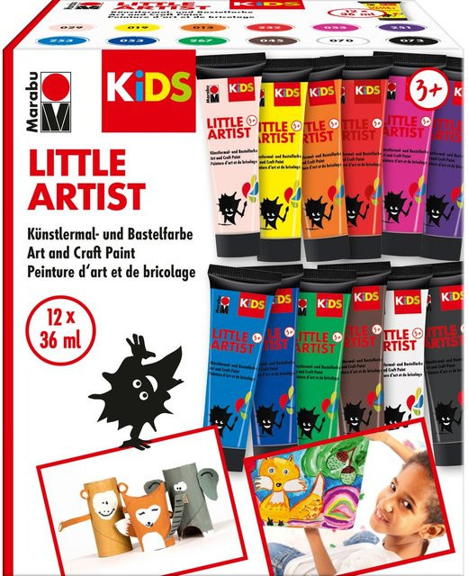 Marabu KiDS Little Artist Fingerfarben 12 x 36 ml - Bild 1