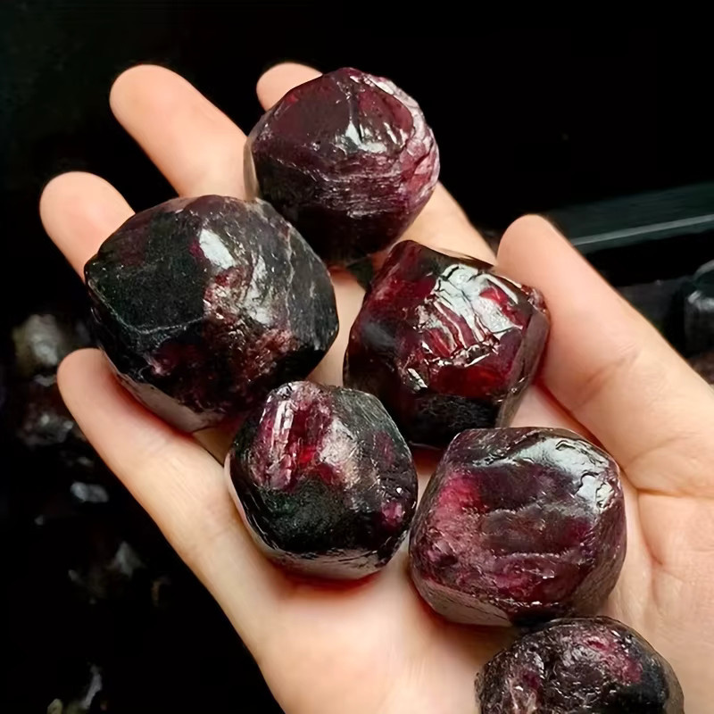 Roter Granat-Kristallstein von CrystalHola für die DIY-Schmuckherstellung und Dekoration - Bild 2