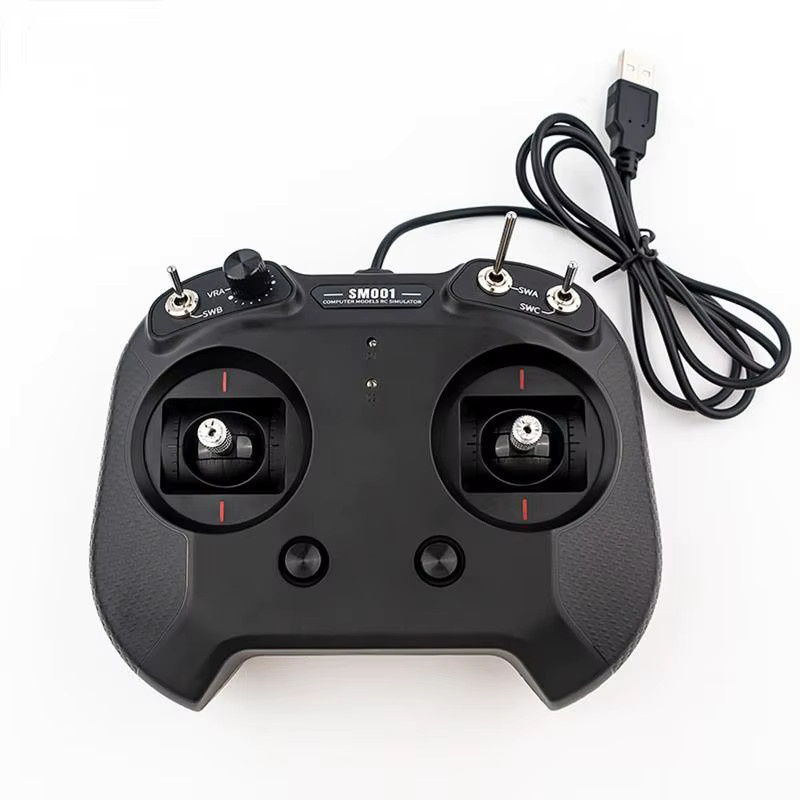 Flysky SM001 8CH RC Flugsimulator Controller für Helikopter und Drohnen in Schwarz mit USB-Anschluss für PC - Bild 5