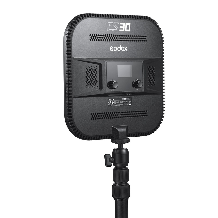 Godox ES30 Esports LED-Lichtpanel mit Desktop-Lichtstativ, 35 W, Schwarz, Farbtemperatur 2800 K bis 6500 K - Bild 2