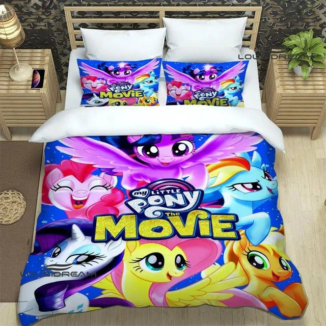 My Little Pony Bettwäscheset mit Cartoon-Motiv, B/H: 135 x 200 cm, Mehrfarbig - Bild 1