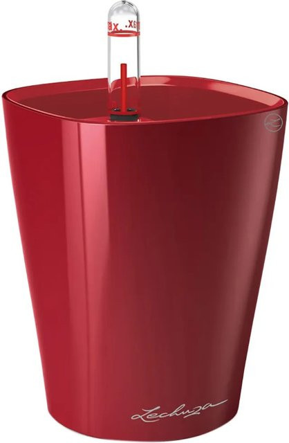 Lechuza Pflanzgefäß Mini-Deltini Scarlet Rot hochglanz rot Durchmesser: 10 cm - Bild 1